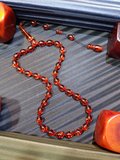 AMBER RENKLİ ATEŞ KEHRİBAR TESBİH