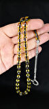 SÜRMELİ UÇAK CAMI TESBİH SARI-ŞEFFAF RENKLİ BEYZİ KESİM T-339