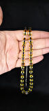 SÜRMELİ UÇAK CAMI TESBİH SARI-ŞEFFAF RENKLİ BEYZİ KESİM T-339