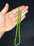  MERMİ KESİM YEŞİL RENK PLASTİK TESBİH 4 ADET SET T-479-4