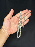 JASPER TAŞI BENEKLİ DOĞALTAŞ TESBİH KÜRE KESİM 8MM T-550