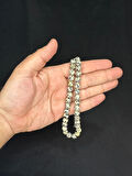 JASPER TAŞI BENEKLİ DOĞALTAŞ TESBİH KÜRE KESİM 8MM T-550