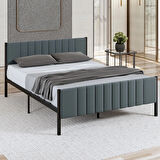 Lotus Metal Karyola 120x200 cm Antrasit Renk