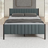 Lotus Metal Karyola 150x200 cm Antrasit Renk