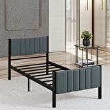 Lotus Metal Karyola 90x190 cm Antrasit Renk