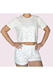 T-Shirt Şort Örme Pijama Takımı