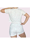 T-Shirt Şort Örme Pijama Takımı