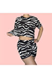 T-Shirt Şort Örme Pijama Takımı