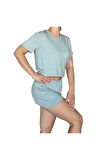 T-Shirt Şort Örme Pijama Takımı