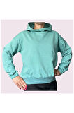Oversize Kanguru Cepli Kapüşonlu Sweatshirt