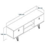 VİSİON TV ÜNİTESİ & SEHPASI 120cm