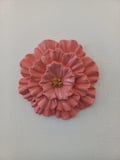 AÇIK MERCAN RENGİ GOLD DETAYLI 16X16CM DUVAR DEKORU