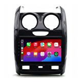 Dacia Duster Araç Multimedya Android Ekran Carplay Double Teyp 2+32 9" 13-17 P.Black BLUEWAY