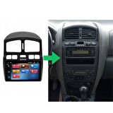 Hyundai Santa Fe Araç Multimedya Android Ekran Carplay Double Teyp 2+32 9" 00-05 Black BLUEWAY