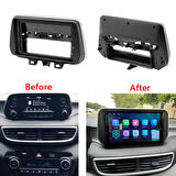 Hyundai Tucson Araç Multimedya Android Ekran Carplay Double Teyp 2+32 9" 18-20 Black BLUEWAY