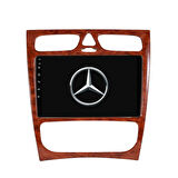 Mercedes C Class C180 (W203-W209) Araç Multimedya Android Ekran Carplay 2+32 9" 00-04 Maun BLUEWAY