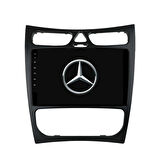 Mercedes Clk Araç Multimedya Android Ekran Carplay Navigasyon Double Teyp 2+32 9" 03-05 Black BLUEWAY