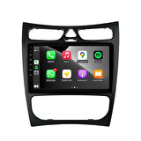 Mercedes Clk Araç Multimedya Android Ekran Carplay Navigasyon Double Teyp 2+32 9" 03-05 Black BLUEWAY
