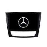 Mercedes E E Class W211 Araç Multimedya Android Ekran Carplay Double Teyp 2+32 9" 02-09 Black BLUEWAY