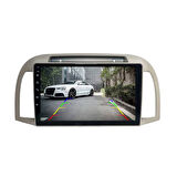 Nissan MİCRA Araç Multimedya Android Ekran Carplay Navigasyon Double Teyp 2+32 9" 02-10 Bej BLUEWAY
