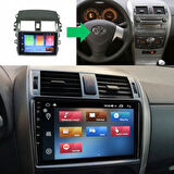 Toyota Corolla Araç Multimedya Android Ekran Carplay Double Teyp 2+32 9" 07-13 Gri BLUEWAY BYK