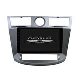 Chrysler Sebring Araç Multimedya Android Ekran Carplay Double Teyp 2+32 9" 07-10 Silver CADENCE