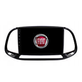 Fiat Doblo Araç Multimedya Android Ekran Carplay Navigasyon Double Teyp 2+32 9" 15-21 Black CADENCE