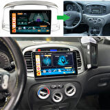 Hyundai Accent Era Araç Multimedya Android Ekran Carplay Double Teyp 2+32 9" 06-12 Silver CADENCE