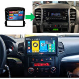 Kia Sorento Araç Multimedya Android Ekran Carplay Navigasyon Double Teyp 2+32 9" 06-10 Black CADENCE