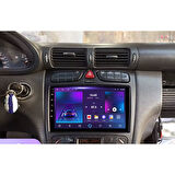 Mercedes C Class C180 (W203-W209) Araç Multimedya Android Ekran Carplay 2+32 9" 00-04 Black CADENCE