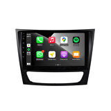 Mercedes E E Class W211 Araç Multimedya Android Ekran Carplay Double Teyp 2+32 9" 02-09 Black CADENCE