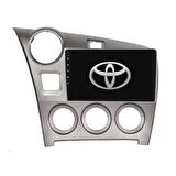 Toyota Matrix Araç Multimedya Android Ekran Carplay Double Teyp 2+32 9" 09-14 Silver CADENCE