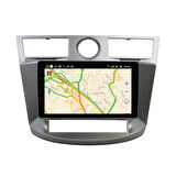 Chrysler Sebring Araç Multimedya Android Ekran Carplay Double Teyp 4+64 9" 07-10 Silver BLUEWAY