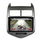 Chevrolet Aveo Araç Multimedya Android Ekran Carplay Navigasyon Double Teyp 4+64 9" 12-14 Gri BLUEWAY