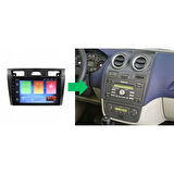 Ford Fiesta Araç Multimedya Android Ekran Carplay Navigasyon Double Teyp 4+64 9" 06-08 Black BLUEWAY