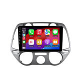 Hyundai i20 Araç Multimedya Android Ekran Carplay Double Teyp 4+64 9" 08-12 Analog Y Silver BLUEWAY
