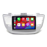 Hyundai Tucson Araç Multimedya Android Ekran Carplay Double Teyp 4+64 9" 15-17 Silver BLUEWAY