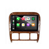 Mercedes S Class Araç Multimedya Android Ekran Carplay Double Teyp 4+64 9" 99-05 Maun BLUEWAY