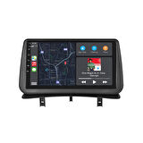 Renault Clio 3 Araç Multimedya Android Ekran Carplay Double Teyp 4+64 9" 05-12 Black BLUEWAY