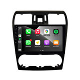 Subaru Forester Araç Multimedya Android Ekran Carplay Double Teyp 4+64 9" 15-18 Black BLUEWAY