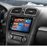Volkswagen Golf 6 Araç Multimedya Android Ekran Carplay Double Teyp 4+64 9" 10-12 Black BLUEWAY