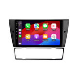 BMW E90 Araç Multimedya Android Ekran Carplay Navigasyon Cihazı Double Teyp 4+64 9" 05-11 Black CADENCE