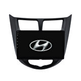 Hyundai Accent Blue Araç Multimedya Android Ekran Carplay Double Teyp 4+64 9" 11-18 Black CADENCE