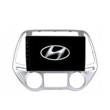 Hyundai i20 Araç Multimedya Android Ekran Carplay Double Teyp 4+64 9" 13-14 Düz Dijital Silver CADENCE