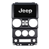 Jeep Wrangler Araç Multimedya Android Ekran Carplay Navigasyon Double Teyp 4+64 9" 07-10 Black CADENCE