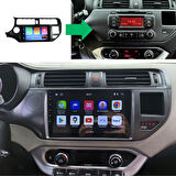 Kia Rio Araç Multimedya Android Ekran Carplay Navigasyon Cihazı Double Teyp 4+64 9" 12-15 Gri CADENCE