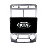 Kia Sportage Araç Multimedya Android Ekran Carplay Double Teyp 4+64 9" 05-09 Silver CADENCE Std
