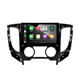 Mitsubishi L200 Araç Multimedya Android Ekran Carplay Navigasyon 4+64 9" 15-21 Analog P.Black CADENCE