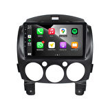 Mazda Mazda 2 Araç Multimedya Android Ekran Carplay Navigasyon Double Teyp 4+64 9" 08-12 Black CADENCE