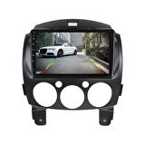 Mazda Mazda 2 Araç Multimedya Android Ekran Carplay Navigasyon Double Teyp 4+64 9" 08-12 Black CADENCE